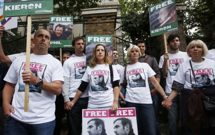 Megszüntették a büntetőeljárást az első Greenpeace-aktivisták ellen