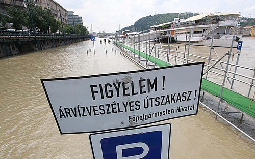 A fővárosban emelkedett legtöbbet a vízszint az elmúlt órákban 