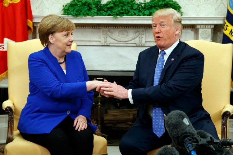 Nem történt stratégiai áttörés a Trump-Merkel találkozón