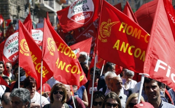 Tüntetés és kiemelt rendőri készültség az olasz fővárosban
