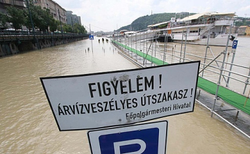 A fővárosban emelkedett legtöbbet a vízszint az elmúlt órákban